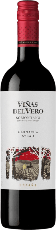 7,95 € Free Shipping | Red Wine Viñas del Vero Garnacha Syrah D.O. Somontano Aragon Spain Garnacha — Grenache, Nebbiolo Bottle 75 cl