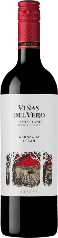 7,95 € Free Shipping | Red wine Viñas del Vero Garnacha Syrah D.O. Somontano Aragon Spain Grenache, Nebbiolo Bottle 75 cl