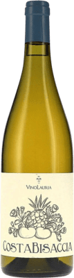 12,95 € Envio grátis | Vinho branco Lauria Costabisaccia I.G.T. Terre Siciliane Sicília Itália Catarratto Garrafa 75 cl