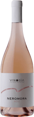 11,95 € Бесплатная доставка | Розовое вино Vinosìa Neromora Rosé Rosato D.O.C. Irpinia Пьемонте Италия Aglianico бутылка 75 cl