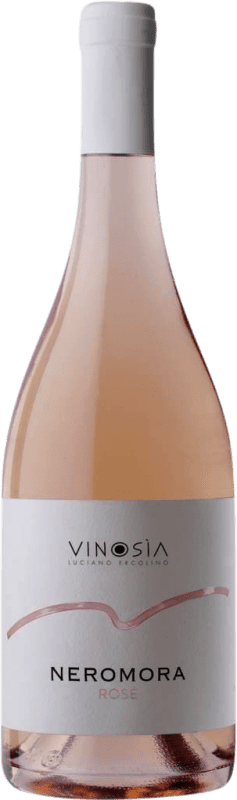 12,95 € Бесплатная доставка | Розовое вино Vinosìa Neromora Rosé Rosato D.O.C. Irpinia Пьемонте Италия Aglianico бутылка 75 cl