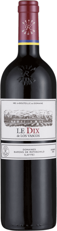 153,95 € Free Shipping | Red Wine Barons de Rothschild Le Dix I.G. Valle de Colchagua Colchagua Valley Chile Syrah — Shiraz, Cabernet Sauvignon, Carmenère Bottle 75 cl