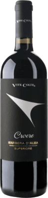22,95 € Free Shipping | Red Wine Vite Colte Croere Superior D.O.C. Barbera d'Alba Piemonte Italy Barbera 75 cl