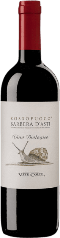 9,95 € Бесплатная доставка | Красное вино Vite Colte Rosso Fuoco D.O.C. Barbera d'Asti Пьемонте Италия Barbera бутылка 75 cl