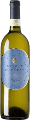 10,95 € Бесплатная доставка | Белое вино Vite Colte Masseria dei Carmelitani D.O.C.G. Cortese di Gavi Пьемонте Италия бутылка 75 cl