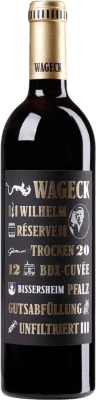 38,95 € 免费送货 | 红酒 Wageck Cuvée Wilhelm 干 预订 Q.b.A. Pfälz 普法尔茨 德国 Merlot, Cabernet Sauvignon, Cabernet Franc, Petit Verdot 瓶子 75 cl