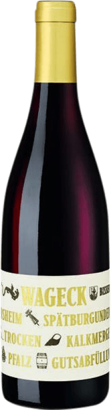 24,95 € Envio grátis | Vinho tinto Wageck Q.b.A. Pfälz Pfälz Alemanha Pinot Preto Garrafa 75 cl