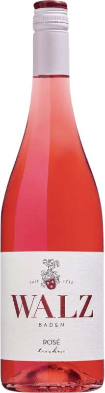 9,95 € Free Shipping | Rosé wine Walz Rosé Dry I.G. Baden Baden Germany Pinot Black Bottle 75 cl