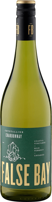 5,95 € Envío gratis | Vino blanco Waterkloof False Bay Crystalline I.G. Stellenbosch Stellenbosch Sudáfrica Chardonnay Botella 75 cl