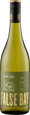 8,95 € 免费送货 | 白酒 Waterkloof False Bay Slow I.G. Stellenbosch 斯泰伦博斯 南非 Chenin White 瓶子 75 cl