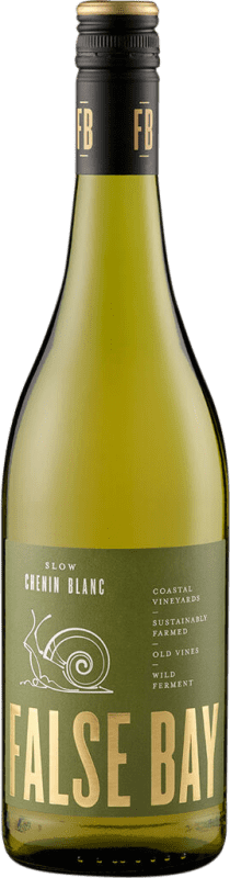 6,95 € Spedizione Gratuita | Vino bianco Waterkloof False Bay Slow I.G. Stellenbosch Stellenbosch Sud Africa Chenin Bianco Bottiglia 75 cl