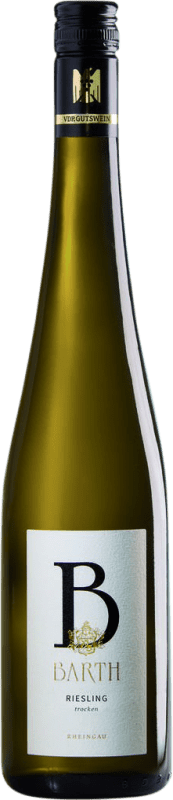 17,95 € Envio grátis | Espumante Branco Barth Trocken — Seco Q.b.A. Rheingau Rheingau Alemanha Pinot Branco Eco — Biológico Garrafa 75 cl