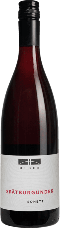 16,95 € Envío gratis | Vino tinto Joachim Heger Sonett Seco I.G. Baden Baden Alemania Pinot Negro Botella 75 cl