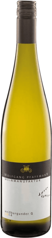 12,95 € Envio grátis | Vinho Branco Wolfgang Pfaffmann Trocken — Seco Q.b.A. Pfälz Pfälz Alemanha Pinot Branco Garrafa 75 cl