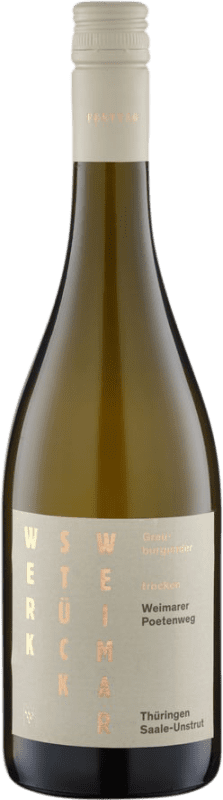 18,95 € 送料無料 | 白ワイン Werkstück Weimar Festtag Werkstück Holzf Saale Unstrut ドイツ Pinot Grey ボトル 75 cl