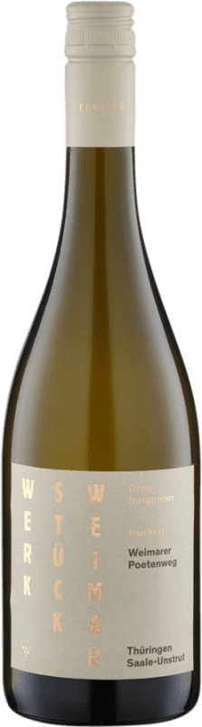 18,95 € Free Shipping | White Wine Werkstück Weimar Festtag Werkstück Holzf Q.b.A. Saale-Unstrut Saale Unstrut Germany Pinot Gris Bottle 75 cl