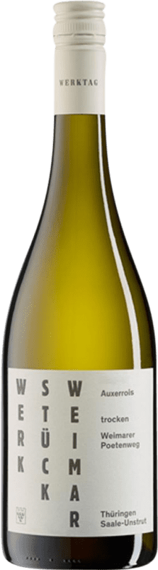 14,95 € 送料無料 | 白ワイン Werkstück Weimar Poetenweg ドライ Saale Unstrut ドイツ Pinot Auxerrois ボトル 75 cl