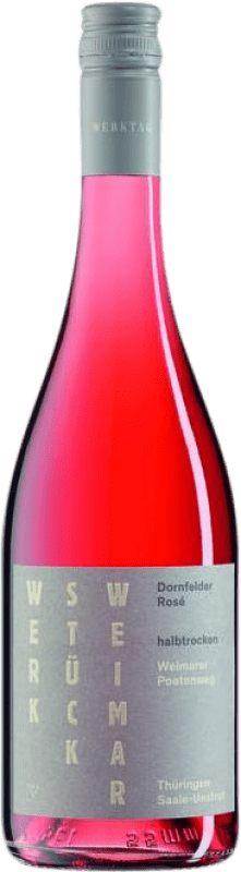 10,95 € Бесплатная доставка | Розовое вино Werkstück Weimar Poetenweg Rosé — Розе Q.b.A. Saale-Unstrut Saale Unstrut Германия Dornfelder — Дорнфельдер Бутылка 75 cl
