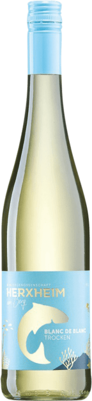 10,95 € 送料無料 | 白ワイン Herxheim am Berg Trocken — 辛口 Cuvée, Blanc de Blancs Q.b.A. Pfälz Pfälz ドイツ Nebbiolo — ネッビオーロ, Pinot Blanc — ピノ・ブラン, Rivaner — リヴァナー 75 cl