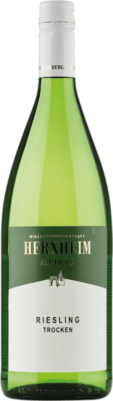 9,95 € Envoi gratuit | Vin Blanc Herxheim am Berg Kobnert Trocken — Sec Q.b.A. Pfälz Pfälz Allemagne Riesling Bouteille 1 L