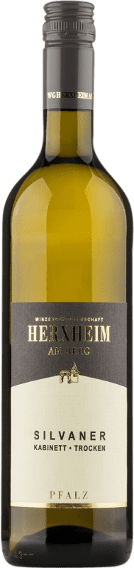 9,95 € 免费送货 | 白酒 Herxheim am Berg 干 Q.b.A. Pfälz 普法尔茨 德国 Sylvaner 瓶子 75 cl