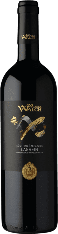 19,95 € Free Shipping | Red wine Wilhelm Walch D.O.C. Alto Adige Tirol del Sur Italy Lagrein Bottle 75 cl