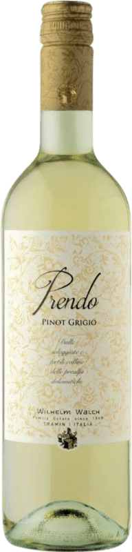 16,95 € Бесплатная доставка | Белое вино Wilhelm Walch Prendo I.G.T. Vigneti delle Dolomiti Tirol del Sur Италия Pinot Gris — Пино Гри Бутылка 75 cl