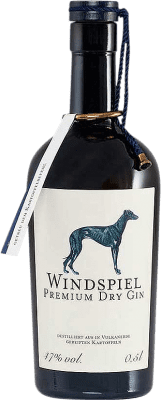 41,95 € Envío gratis | Ginebra Gin Windspiel Premium Alemania Botella Medium 50 cl