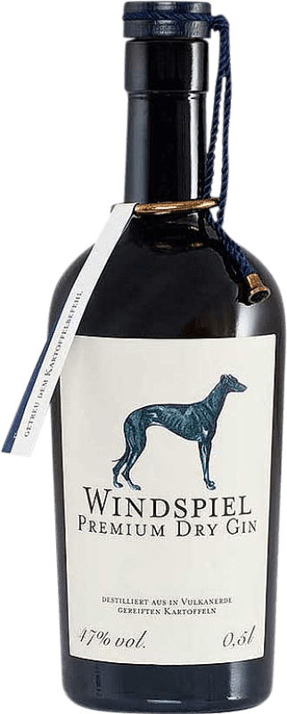 41,95 € 送料無料 | ジン Windspiel Premium — プレミアム ドイツ ミディアムボトル 50 cl
