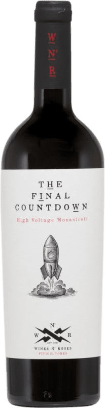 14,95 € Spedizione Gratuita | Vino Rosso Wines N' Roses The Final Countdown D.O. Valencia Comunità Valenciana Spagna Monastrell Bottiglia 75 cl