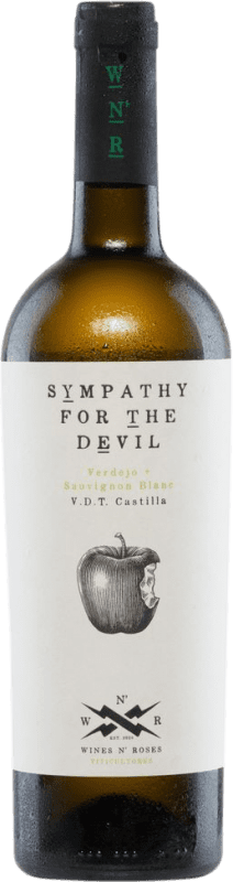 13,95 € Бесплатная доставка | Белое вино Wines N' Roses Sympathy For The Devil I.G.P. Vino de la Tierra de Castilla Кастилья-Ла-Манча Испания Nebbiolo — Неббиоло, Verdejo — Вердехо Бутылка 75 cl
