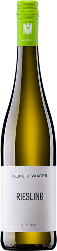 16,95 € Envio grátis | Vinho branco Winter Seco V.D.P. Gutswein Rheinhessen Alemanha Riesling Garrafa 75 cl