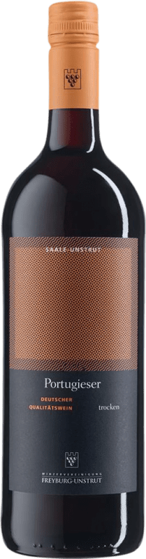 14,95 € Envio grátis | Vinho Tinto Freyburg Unstrut Seco Q.b.A. Saale-Unstrut Saale Unstrut Alemanha Portugieser Garrafa 1 L