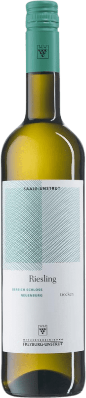 13,95 € Spedizione Gratuita | Vino Bianco Freyburg Unstrut WV Freyburg Trocken — Secco Q.b.A. Saale-Unstrut Saale Unstrut Germania Riesling Bottiglia 75 cl