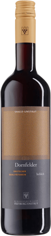 12,95 € Envio grátis | Vinho Tinto Freyburg Unstrut Halbtrocken — Meio Seco Q.b.A. Sachsen Sachsen Alemanha Dornfelder Garrafa 75 cl