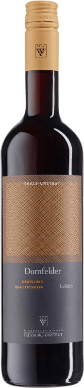 11,95 € Envio grátis | Vinho tinto Freyburg Unstrut Semi-seco Semi-doce Sachsen Alemanha Dornfelder Garrafa 75 cl