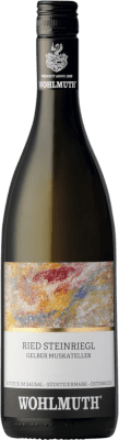 23,95 € Envío gratis | Vino Blanco Wohlmuth Ried Steinriegl Gelber Muskateller Trocken — Seco D.A.C. Südsteiermark Estiria Austria Moscato 75 cl
