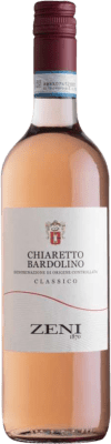 8,95 € Бесплатная доставка | Розовое вино Zeni Chiaretto Classico D.O.C. Bardolino Venecia Италия бутылка 75 cl