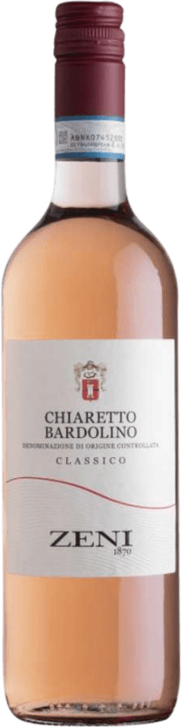 11,95 € Kostenloser Versand | Roséwein Zeni Chiaretto Classico D.O.C. Bardolino Venecia Italien Flasche 75 cl