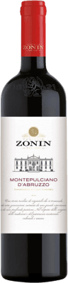 9,95 € 送料無料 | 赤ワイン Zonin Classici D.O.C. Montepulciano d'Abruzzo アブルッツォ イタリア Montepulciano ボトル 75 cl