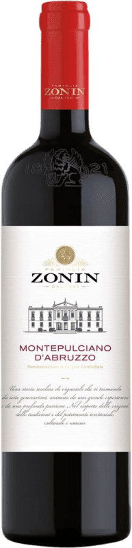 9,95 € Бесплатная доставка | Красное вино Zonin Classici D.O.C. Montepulciano d'Abruzzo Абруцци Италия Montepulciano бутылка 75 cl