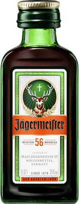 21,95 € Бесплатная доставка | Коробка из 10 единиц Травяной ликер Mast Jägermeister Minimeister Shot Helado Especial Германия миниатюрная бутылка 2 cl