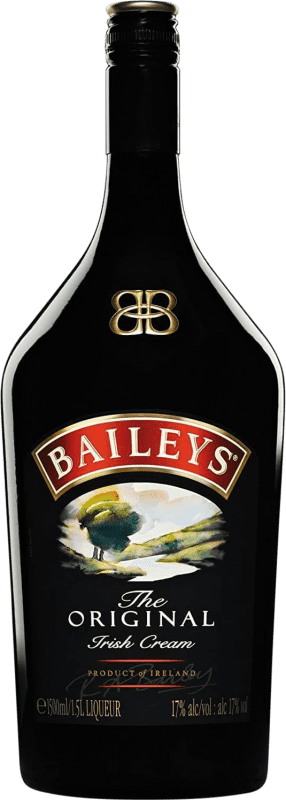 53,95 € Envío gratis | Crema de Licor Baileys Irish Cream Original Irish Cream Irlanda Botella Especial 1,5 L