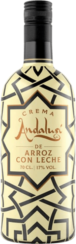 18,95 € Kostenloser Versand | Cremelikör Andalusí Arroz con Leche Spanien Flasche 70 cl