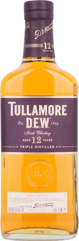 64,95 € Kostenloser Versand | Blended Whisky Tullamore Dew Irland 12 Jahre Flasche 70 cl