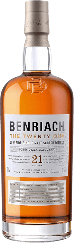 243,95 € Бесплатная доставка | Виски из одного солода The Benriach Four Cask Maturation Объединенное Королевство 21 Лет бутылка 70 cl