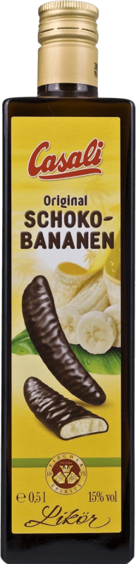 41,95 € Kostenloser Versand | Liköre Casali Original Österreich Medium-Flasche 50 cl Banana — Banane, Chocolat — Schokolade