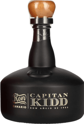 133,95 € Free Shipping | Rum Arehucas Capitán Kidd Canary Islands Spain 30 Years Bottle 70 cl