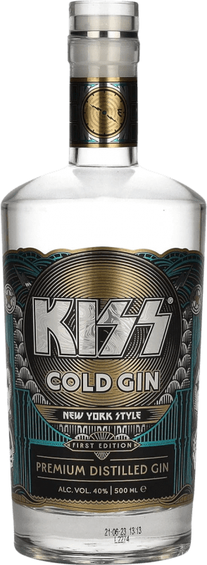 69,95 € Spedizione Gratuita | Genever Gin Kiss Cold Repubblica Dominicana Bottiglia Medium 50 cl