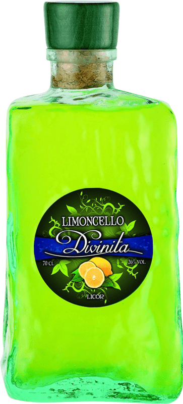 21,95 € 免费送货 | 利口酒 J. Borrajo Divinitá Limoncello 西班牙 瓶子 70 cl